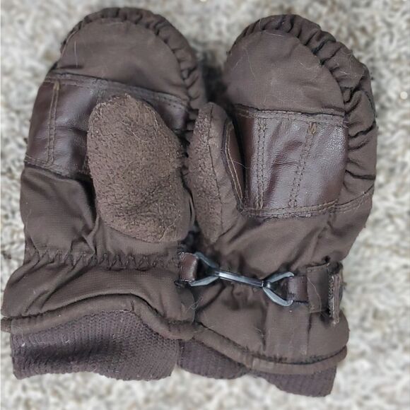 Columbia Toddler Brown Winter Mittens - Picture 2 of 3